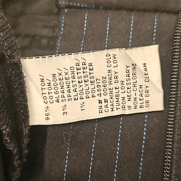 Calvin Klein pinstripe trousers Petite - Picture 3 of 4